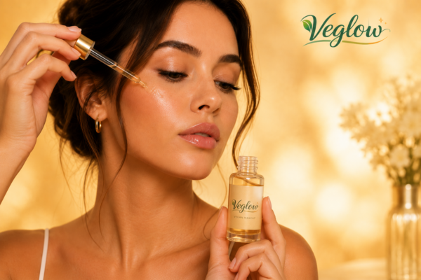 Vegan oil vitamin skincare